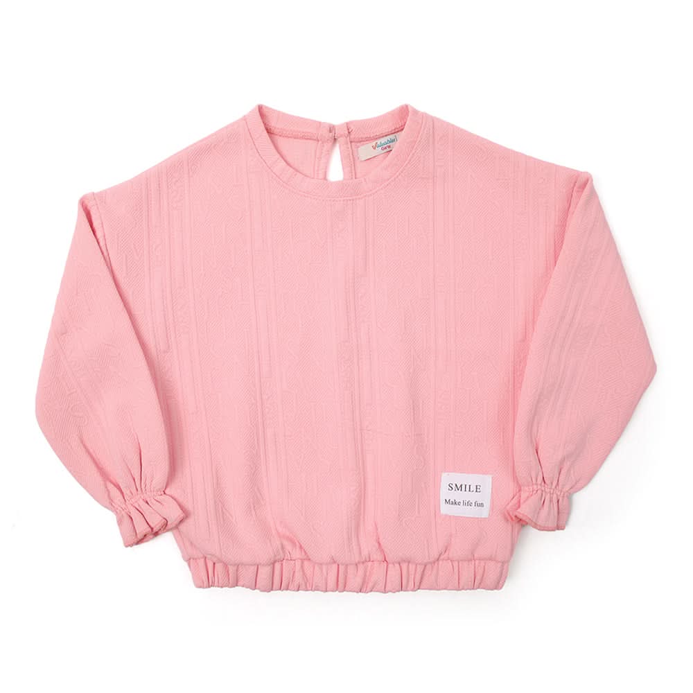 Girls Full Sleeves Sweat Shirt - Pink, Girls Hoodies & Sweat Shirts, Chase Value, Chase Value