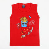 Boys Sando T-Shirt - Red, Boys Sando, Chase Value, Chase Value