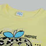 Girls Half Sleeves Suit - Yellow, Girls Suits, Chase Value, Chase Value