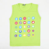 Boys Sando T-Shirt - Light Green, Boys Sando, Chase Value, Chase Value