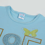 Girls Half Sleeves Suit - Blue, Girls Suits, Chase Value, Chase Value
