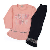 Girl Full Sleeves Tight Suit - Pink, Girls Suits, Chase Value, Chase Value