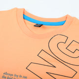 Boys Half Sleeves T-Shirt - Orange, Boys T-Shirts, Chase Value, Chase Value