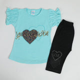 Girls Half Sleeves Suit - Light Blue, Girls Suits, Chase Value, Chase Value
