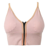 Women's Sport Zip Bra - Peach, Women Bras, Chase Value, Chase Value