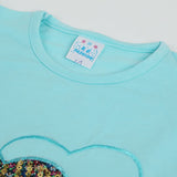 Girls Half Sleeves Suit - Light Blue, Girls Suits, Chase Value, Chase Value