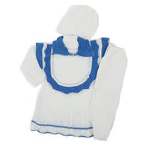 Newborn Girls Full Sleeves Sweater Suit - Blue, Newborn Girls Sets & Suits, Chase Value, Chase Value