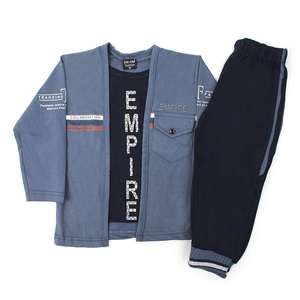 Boys Full Sleeves Suit - Blue, Boys Sets & Suits, Chase Value, Chase Value