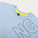 Boys Half Sleeves T-Shirt - Sky Blue, Boys T-Shirts, Chase Value, Chase Value