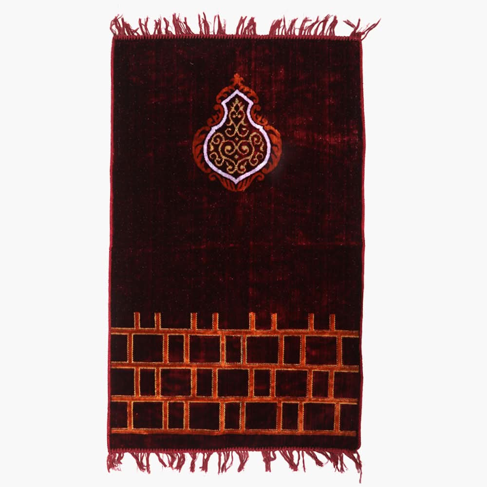 Ja-e-Namaaz Prayer Mat - Maroon, Prayer Accessories, Chase Value, Chase Value