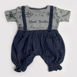 Eminent Newborn Girls Half Sleeves Romper - Gray, Newborn Girls Rompers, Eminent, Chase Value