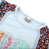 Girl Full Sleeves Tight Suit - Sky Blue, Girls Suits, Chase Value, Chase Value