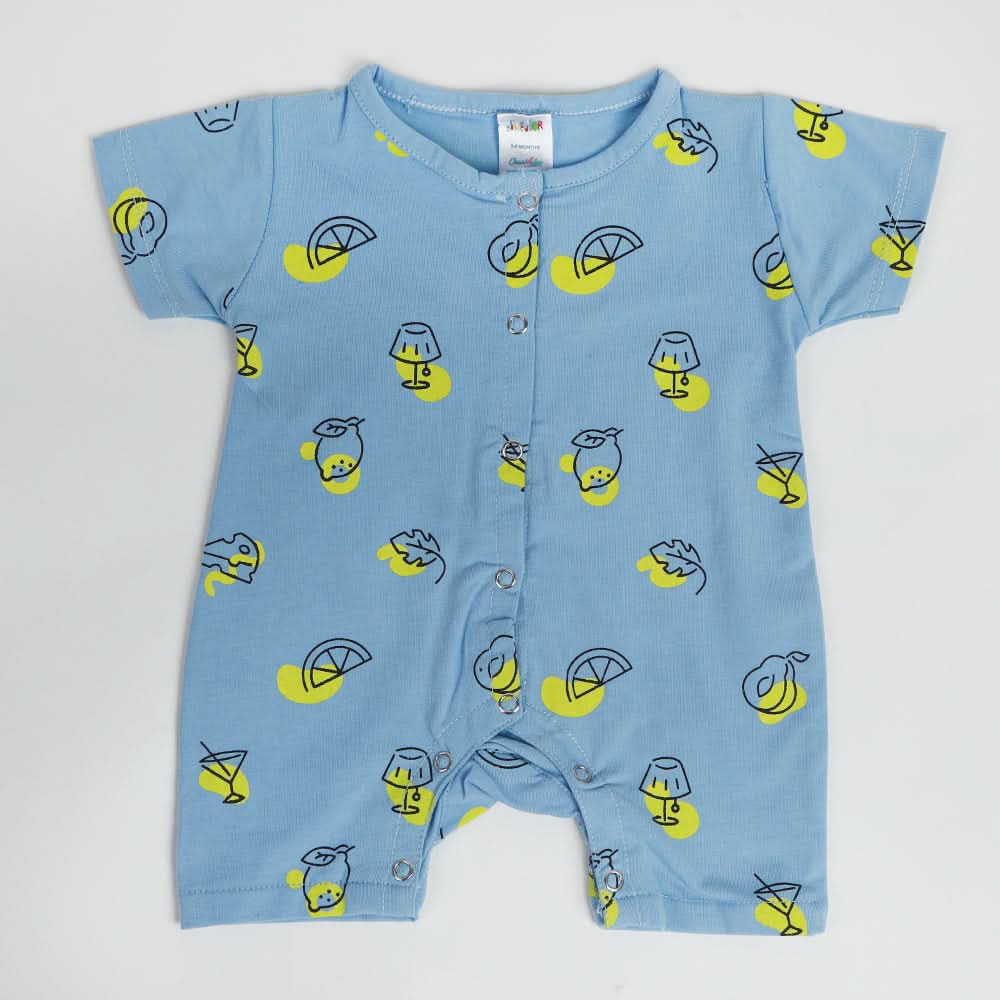 Newborn Girls Romper 1Pcs - Blue, Newborn Girls Rompers, Chase Value, Chase Value