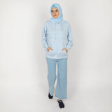 Women's Full Sleeves Hoodie Jacket - Sky Blue, Women Sweatshirts & Hoodies, Chase Value, Chase Value