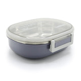 Lunch Box With Spoon - Dark Grey, Tiffin Boxes & Bottles, Chase Value, Chase Value
