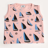 Newborn Boys Sando - Pink, Newborn Boys Shirts & T-Shirts, Chase Value, Chase Value