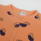 Newborn Girls Romper 1Pcs - Orange, Newborn Girls Rompers, Chase Value, Chase Value