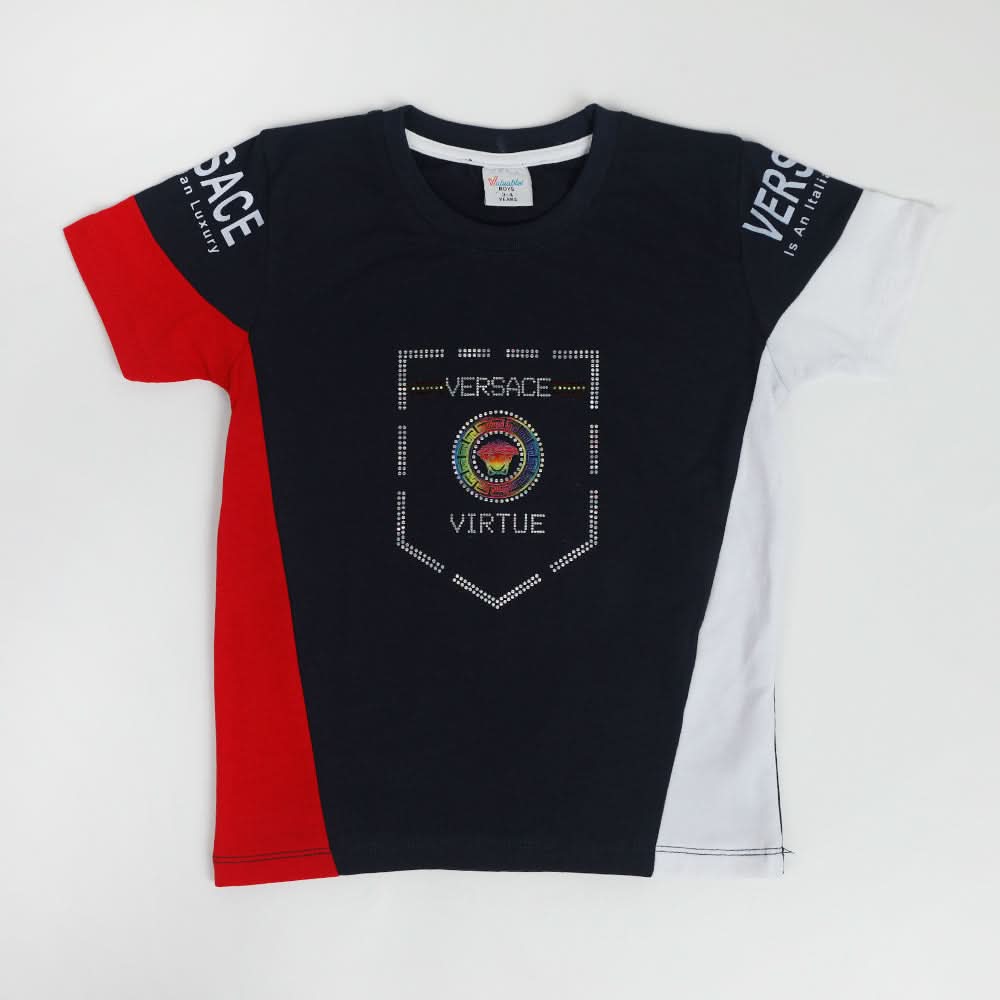 Boys T-Shirt - Navy Blue, Boys T-Shirts, Chase Value, Chase Value