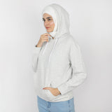 Women's Full Sleeves Hoodie Jacket - Grey, Women Jackets, Chase Value, Chase Value