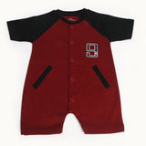 Eminent Newborn Boys Half Sleeves Romper - Maroon, Newborn Boys Rompers, Eminent, Chase Value