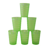 Plastic Flower Glass Pack Of 6, Jug & Glasses, Chase Value, Chase Value