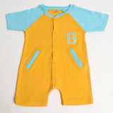 Eminent Newborn Boys Half Sleeves Romper - Yellow, Newborn Boys Rompers, Eminent, Chase Value