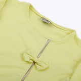 Girl Full Sleeves Tight Suit - Lemon, Girls Suits, Chase Value, Chase Value