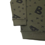 Boys Full Sleeves SweatShirt - Olive, Boys Hoodies & Sweat Shirts, Chase Value, Chase Value