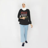 Women's Full Sleeves Top - Black, Women T-Shirts & Tops, Chase Value, Chase Value