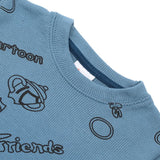 Boys Full Sleeves Sweat Shirt - Steel Blue, Boys Hoodies & Sweat Shirts, Chase Value, Chase Value