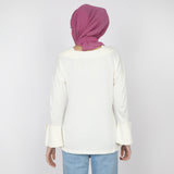 Women's Full Sleeves Top - Cream, Women T-Shirts & Tops, Chase Value, Chase Value
