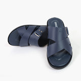 Men's Slipper - Navy Blue, Men's Slippers, Chase Value, Chase Value