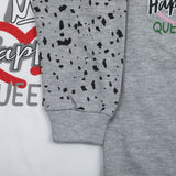 Girls Full Sleeves 3pcs Suit - Grey, Girls Suits, Chase Value, Chase Value