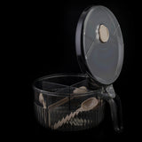 Spice Box 4 Section Round Shape - Grey, Spice Boxes, Chase Value, Chase Value