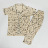 Girls Night Suit - Cream, Girls Suits, Chase Value, Chase Value