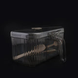 Spice Box 4 Section Square Shape - Grey, Spice Boxes, Chase Value, Chase Value