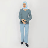 Women's Full Sleeves T-Shirt - Grey, Women T-Shirts & Tops, Chase Value, Chase Value