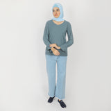 Women's Full Sleeves T-Shirt - Grey, Women T-Shirts & Tops, Chase Value, Chase Value