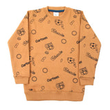 Boys Full Sleeves Sweat Shirt - Brown, Boys Hoodies & Sweat Shirts, Chase Value, Chase Value