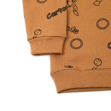 Boys Full Sleeves Sweat Shirt - Brown, Boys Hoodies & Sweat Shirts, Chase Value, Chase Value