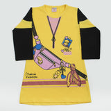 Girls Full Sleeves Top - Yellow, Girls Tops, Chase Value, Chase Value