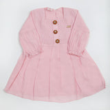 Girls Full Sleeves Woven Top - Light Pink, Girls Tops, Chase Value, Chase Value