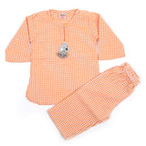 Newborn Girls Shalwar Suit - Orange, Newborn Girls Shalwar Suits, Chase Value, Chase Value