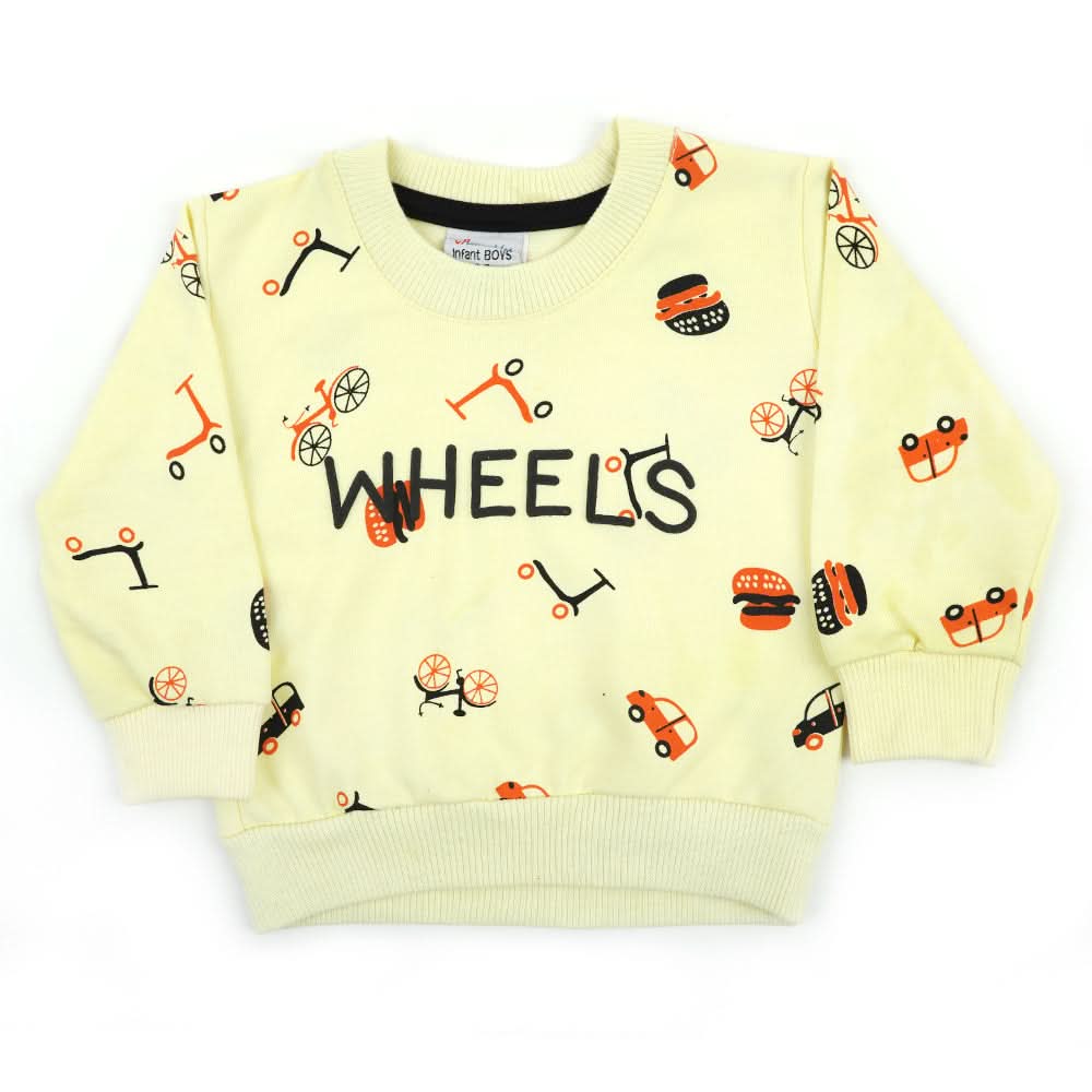 Newborn Boys Full Sleeves T-Shirt - Yellow, Newborn Boys Shirts & T-Shirts, Chase Value, Chase Value