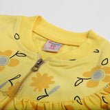 Girls Full Sleeves 3pcs Suit - Yellow, Girls Suits, Chase Value, Chase Value