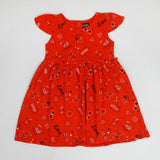 Girls Frock - Orange, Girls Frocks, Chase Value, Chase Value
