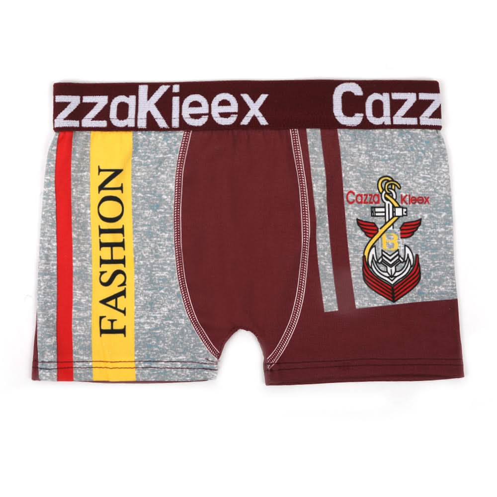 Boys Character Boxer - Maroon, Boys Underwear, Chase Value, Chase Value