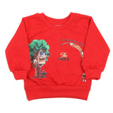 Newborn Boys Full Sleeves T-shirt - Red, Newborn Boys Shirts & T-Shirts, Chase Value, Chase Value