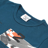 Newborn Boys Half Sleeves Suit - Steel Blue, Newborn Boys Sets & Suits, Chase Value, Chase Value