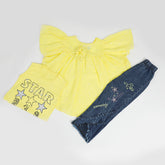 Girls Pant Suit - Lemon, Girls Suits, Chase Value, Chase Value
